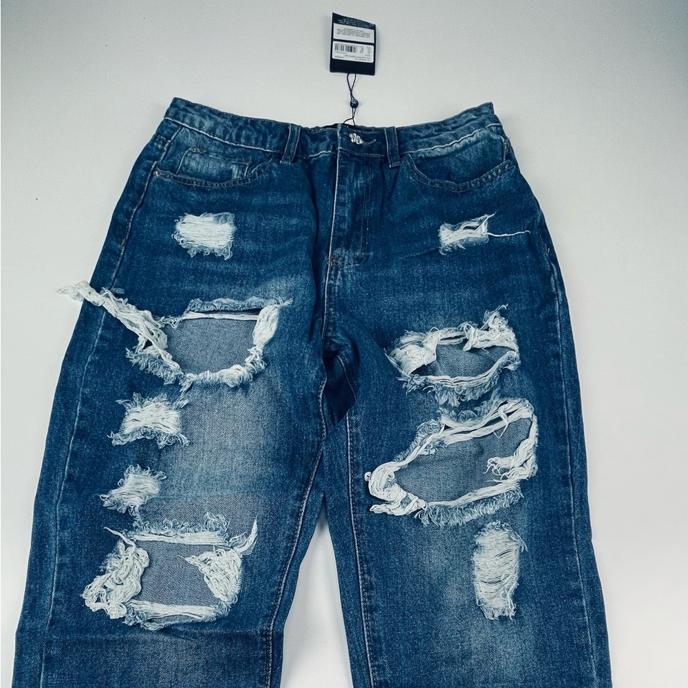 RIOT HIGH RISE RIPPED
JEAN
BLUE - Picture 2 of 4